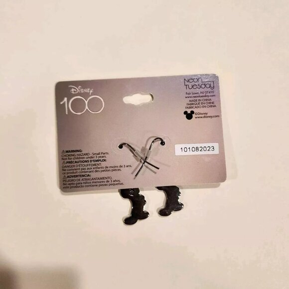 Disney 100 Mickey Mouse Skeleton Costume Figural Earrings Halloween NEW - Picture 5 of 7